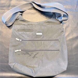 Baggallini Gray Lightweight Crossbody Messenger Bag